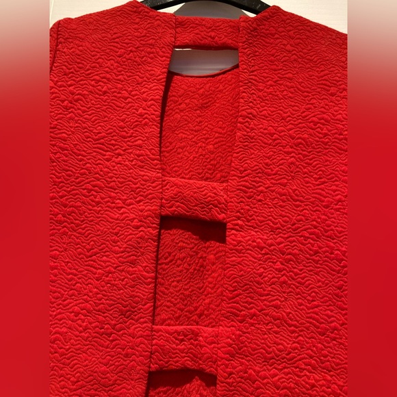 Zara red strappy back textured top ladies size M - Picture 4 of 4